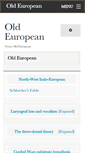 Mobile Screenshot of oldeuropean.org